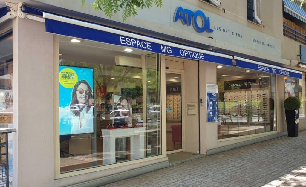 écran vitrine ATOL par Crown Heights