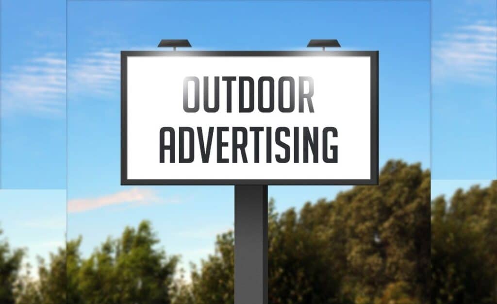 Panneau d'affichage extérieur