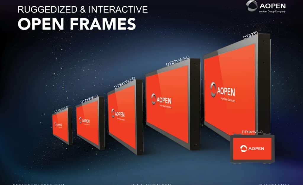 open frame range Aopen