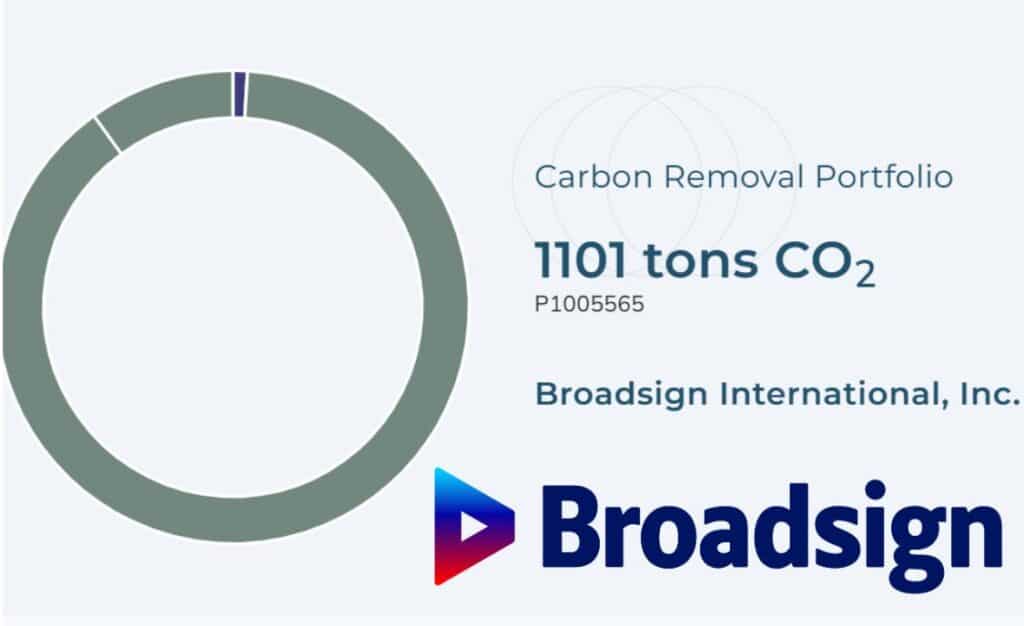 Broadsign initiative durabilité