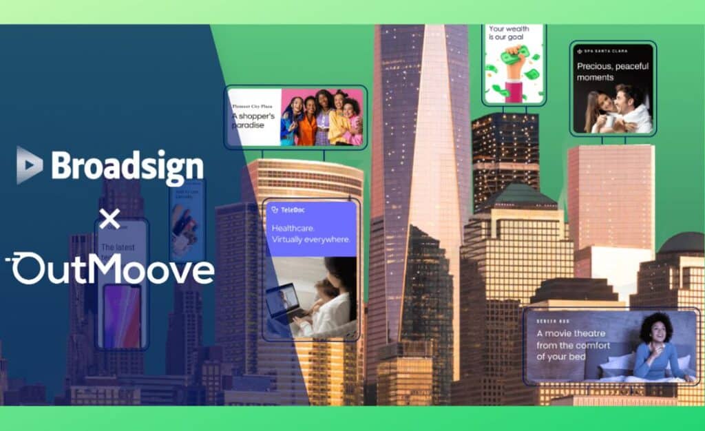 Broadsign rachète Outmoove