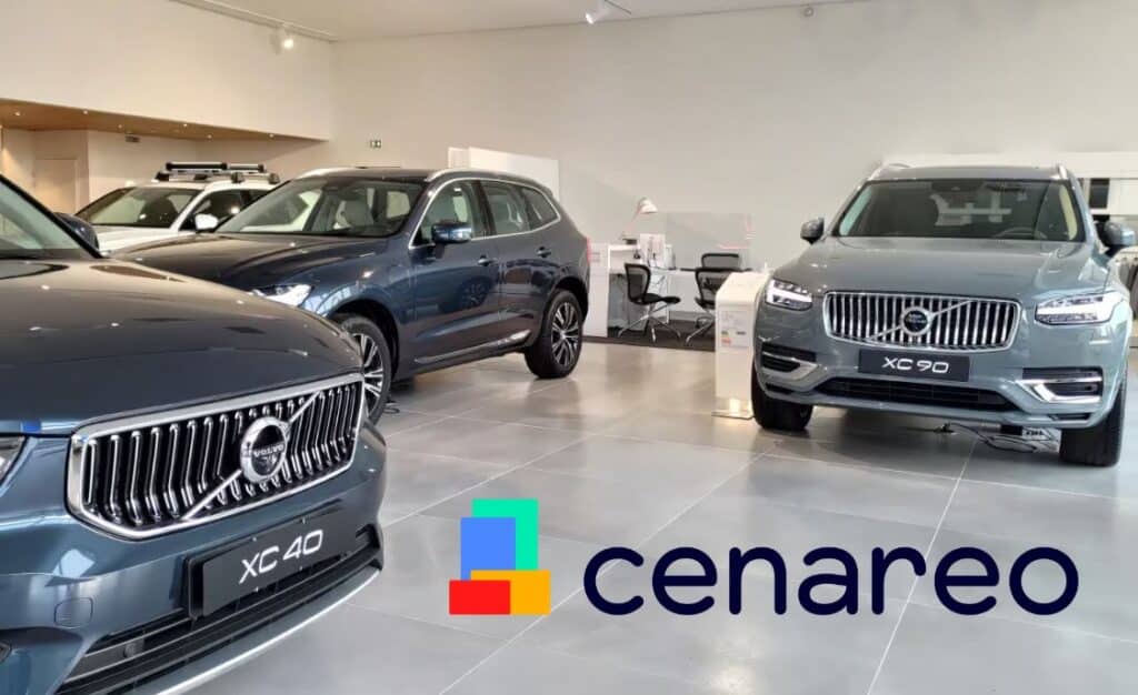 Cenareo digitalise Volvo cars France