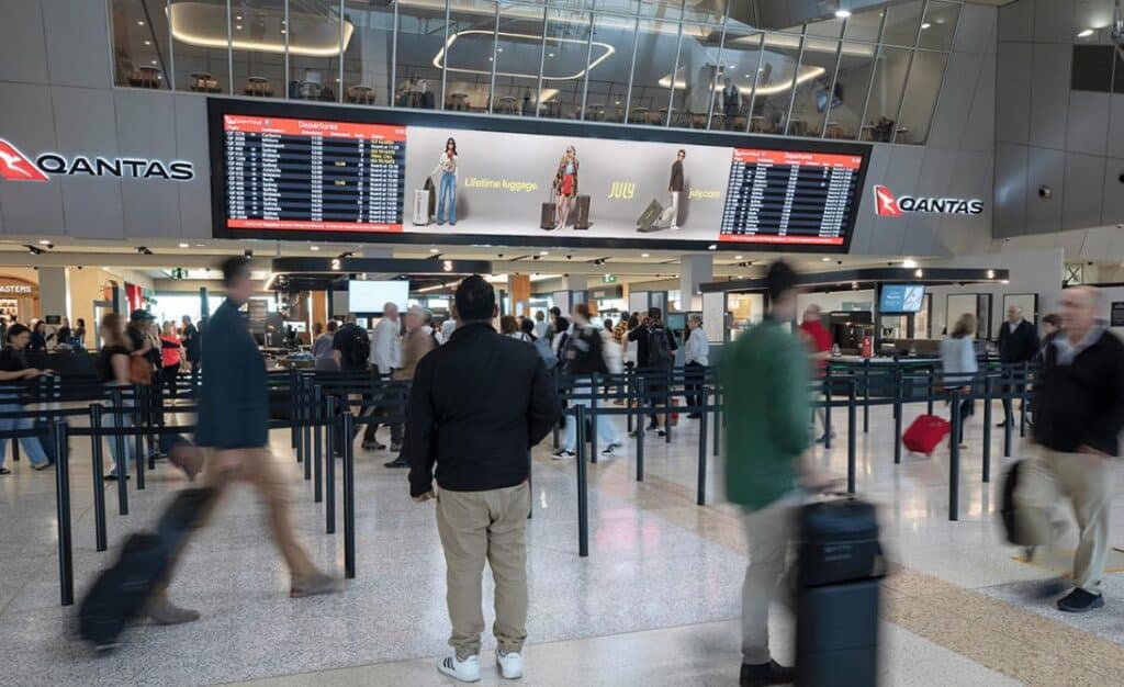 July luggage airport Australia